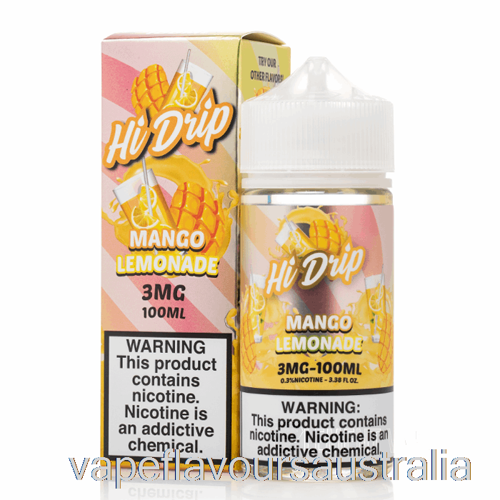 Vape Australia Mango Lemonade - Hi-Drip E-Liquids - 100mL 3mg